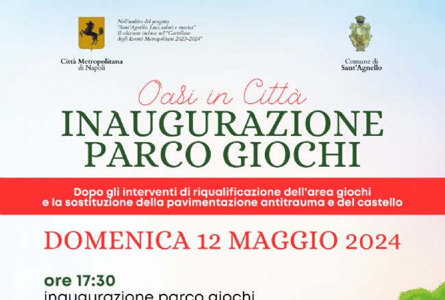 Sant'Agnello - Domenica inaugurazione del parco giochi nell'oasi in città |  StabiaChannel.it - Libera Informazione