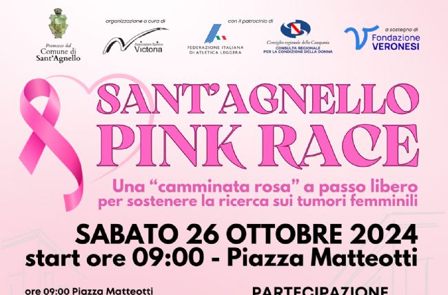 Iscrizioni aperte per la prima edizione della 'Sant'Agnello pink race |  StabiaChannel.it - Libera Informazione